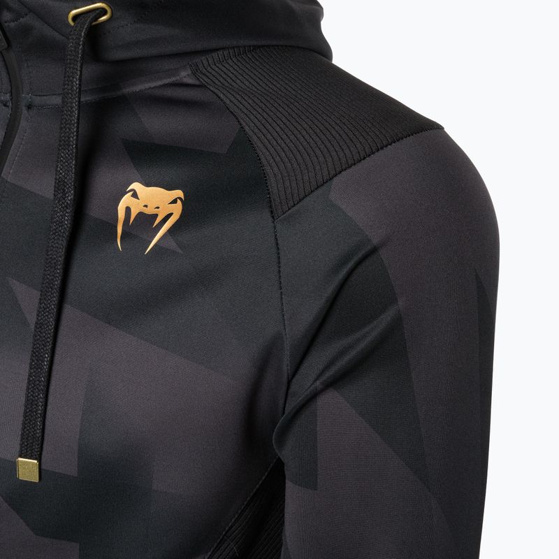 Bluză pentru bărbați Venum Razor Hoodie black/gold 10