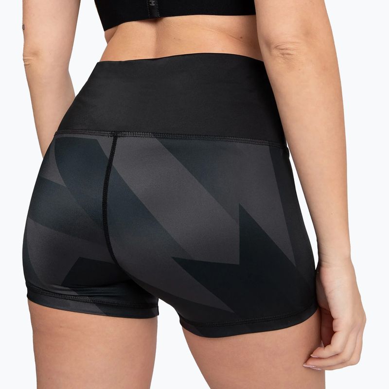 Pantaloni scurți de antrenament pentru femei Venum Razor Compression black/gold 5
