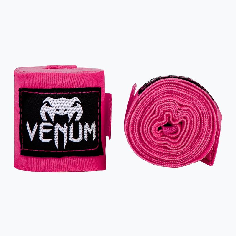 Venum Kontact bandaje de box roz neon