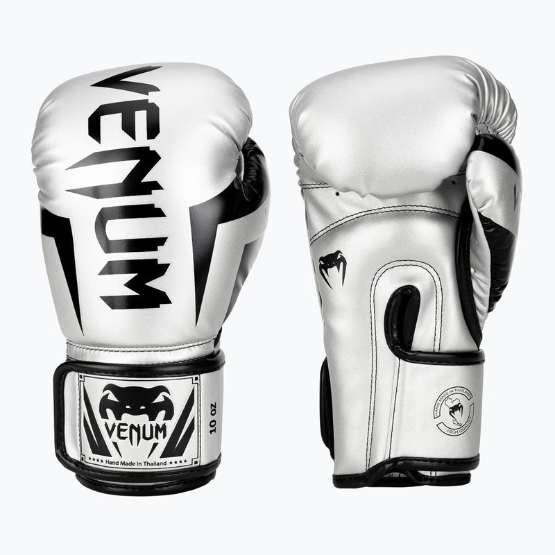 Mănuși de box Venum Elite black/silver