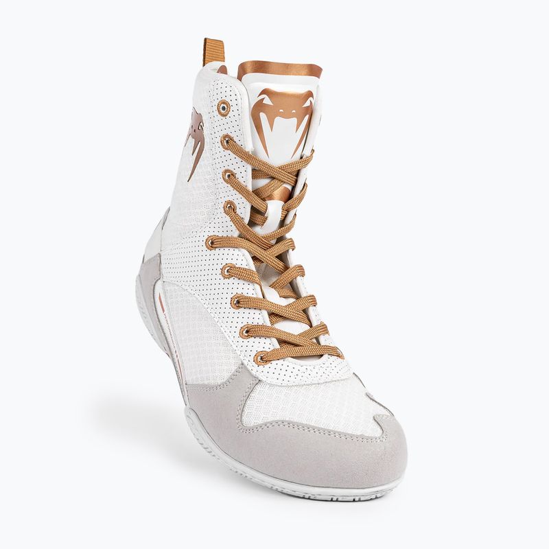 Încălțăminte de box Venum Elite Boxing white/gold 11