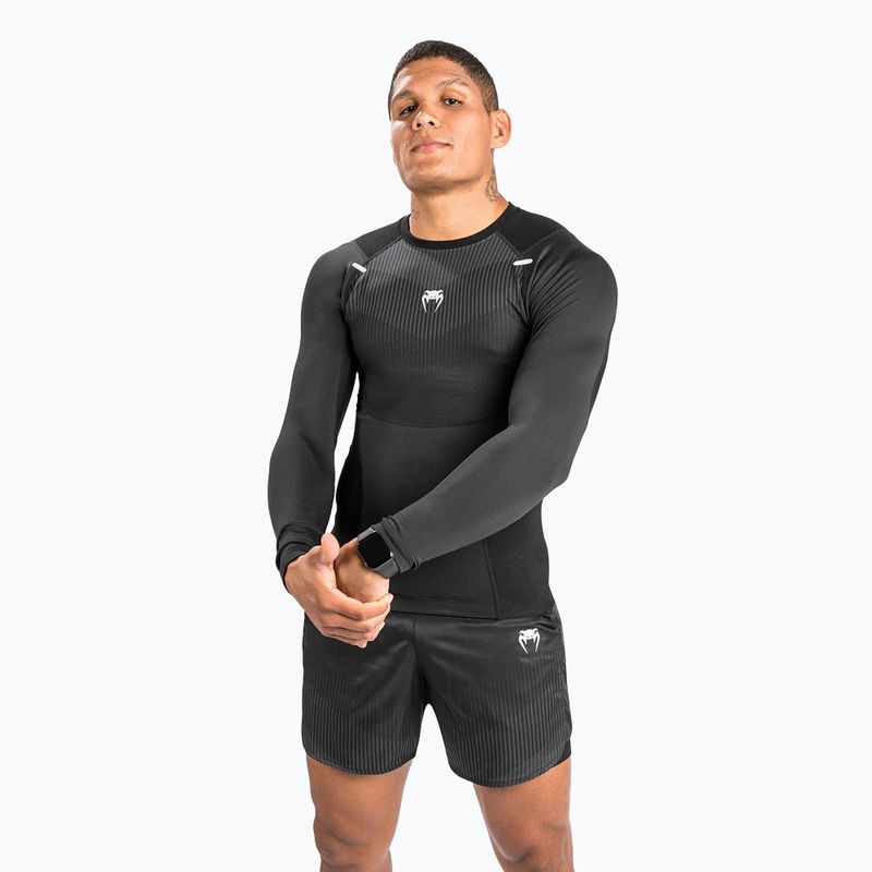 Rashguard longslevee pentru bărbați Venum Biomecha black/grey 2