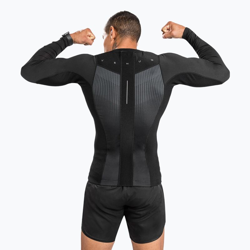 Rashguard longslevee pentru bărbați Venum Biomecha black/grey 3