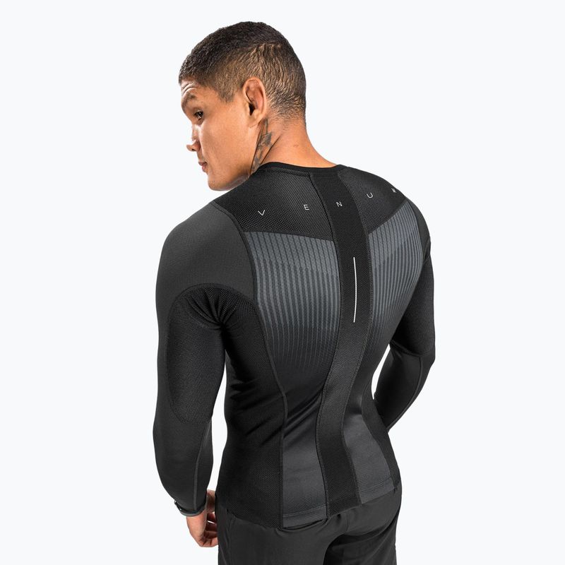 Rashguard longslevee pentru bărbați Venum Biomecha black/grey 5