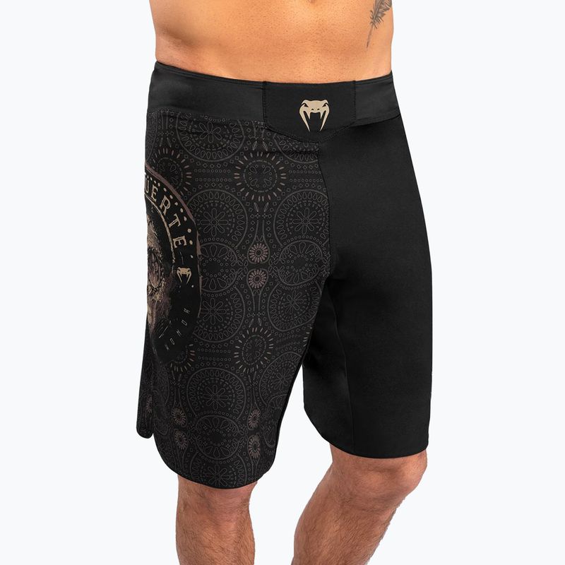 Pantaloni scurți de antrenament pentru bărbați Venum Santa Muerte Dark Side Fightshorts black/brown 4