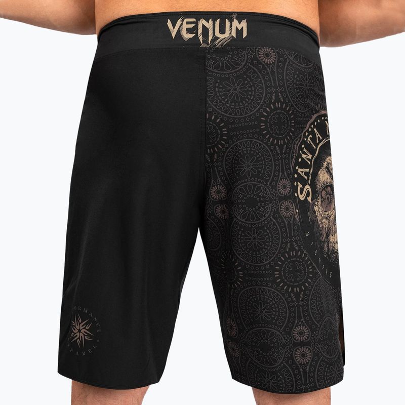 Pantaloni scurți de antrenament pentru bărbați Venum Santa Muerte Dark Side Fightshorts black/brown 6