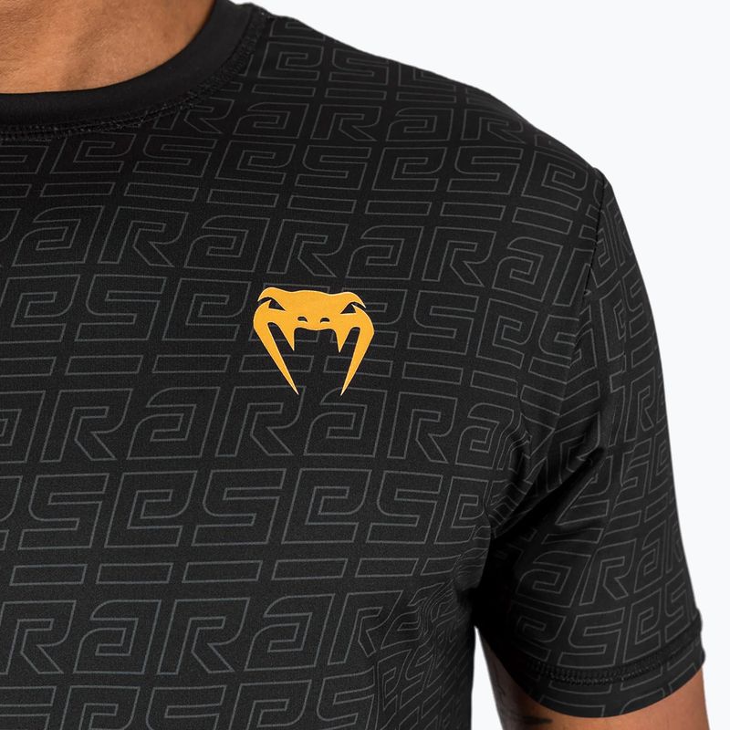 Tricou de antrenament pentru bărbați Venum X Ares 2.0 Dry Tech negru/auriu 9