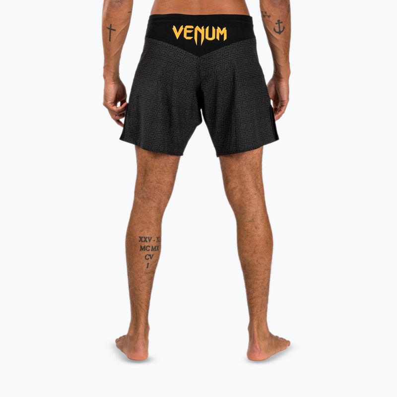 Pantaloni scurți de antrenament pentru bărbați Venum X Ares 2.0 negru/auriu 3