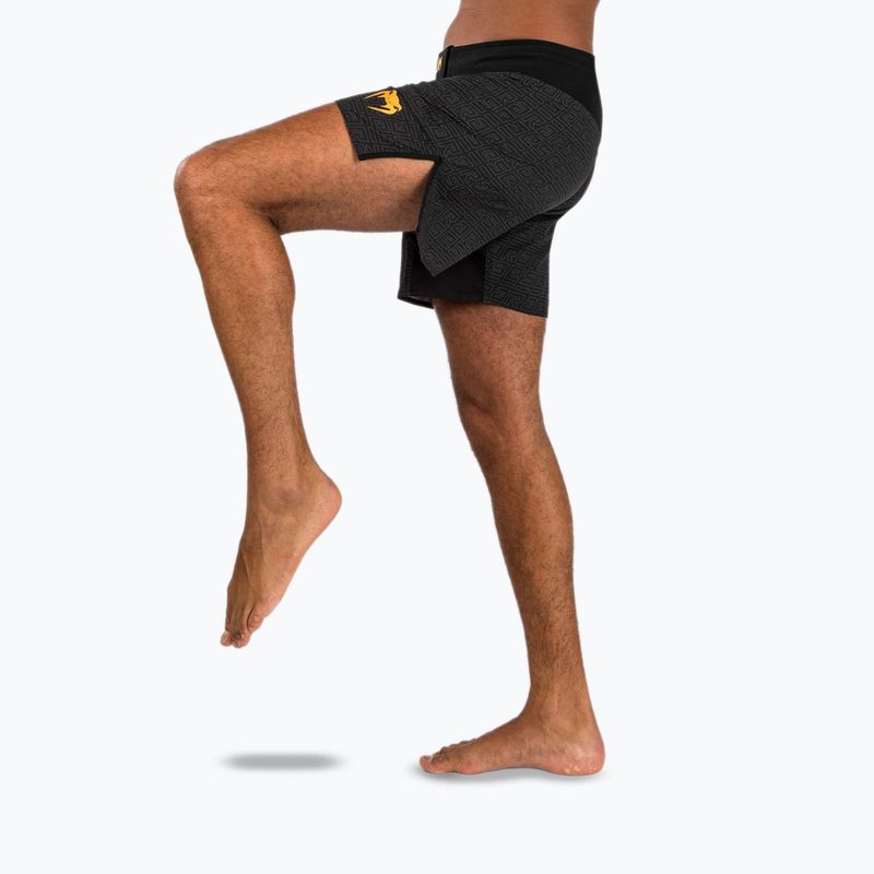 Pantaloni scurți de antrenament pentru bărbați Venum X Ares 2.0 negru/auriu 5