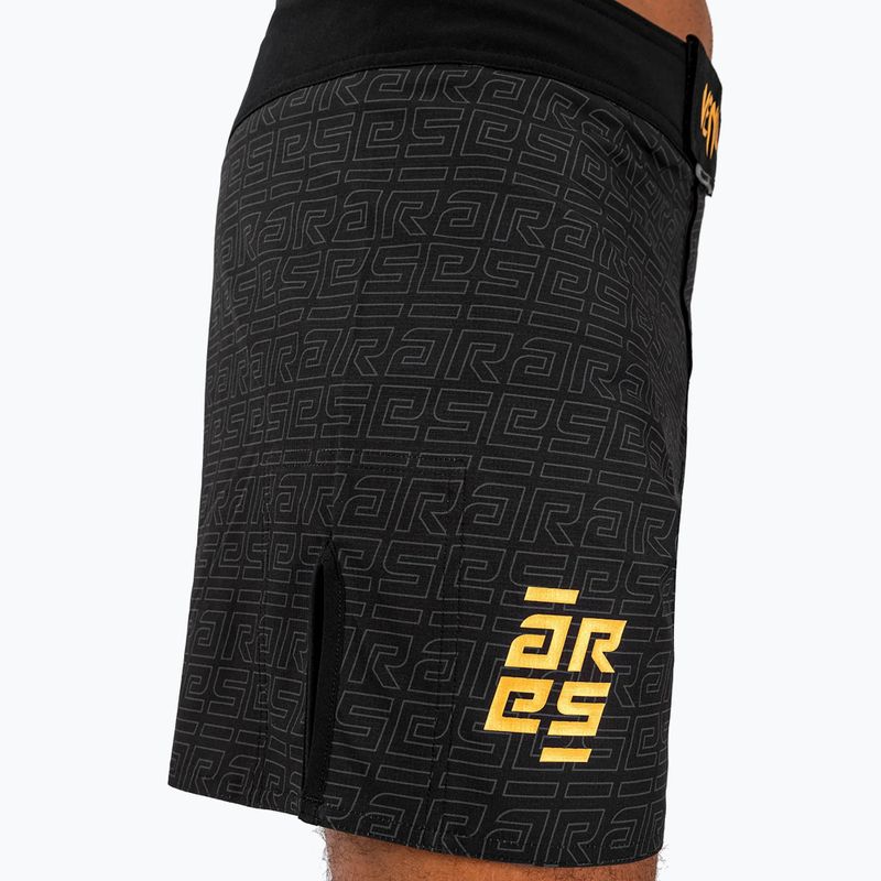 Pantaloni scurți de antrenament pentru bărbați Venum X Ares 2.0 negru/auriu 8