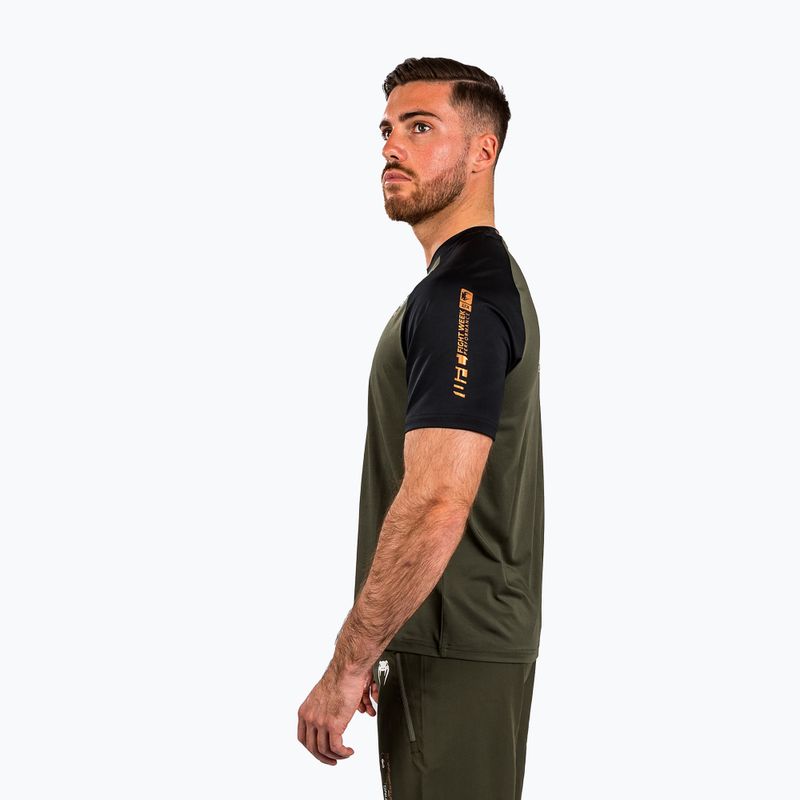 Tricou pentru bărbați Venum UFC By Adrenaline Fight Week Dry-Tech khaki 4