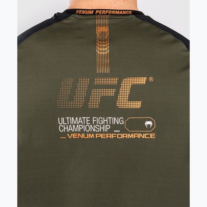 Tricou pentru bărbați Venum UFC By Adrenaline Fight Week Dry-Tech khaki 7