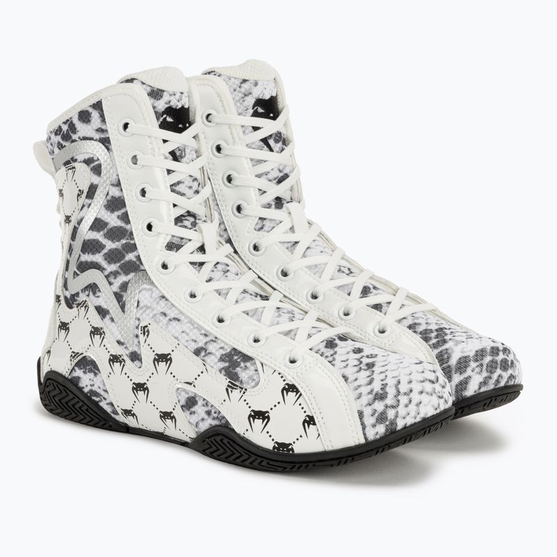 Venum Snake cizme de box alb 4