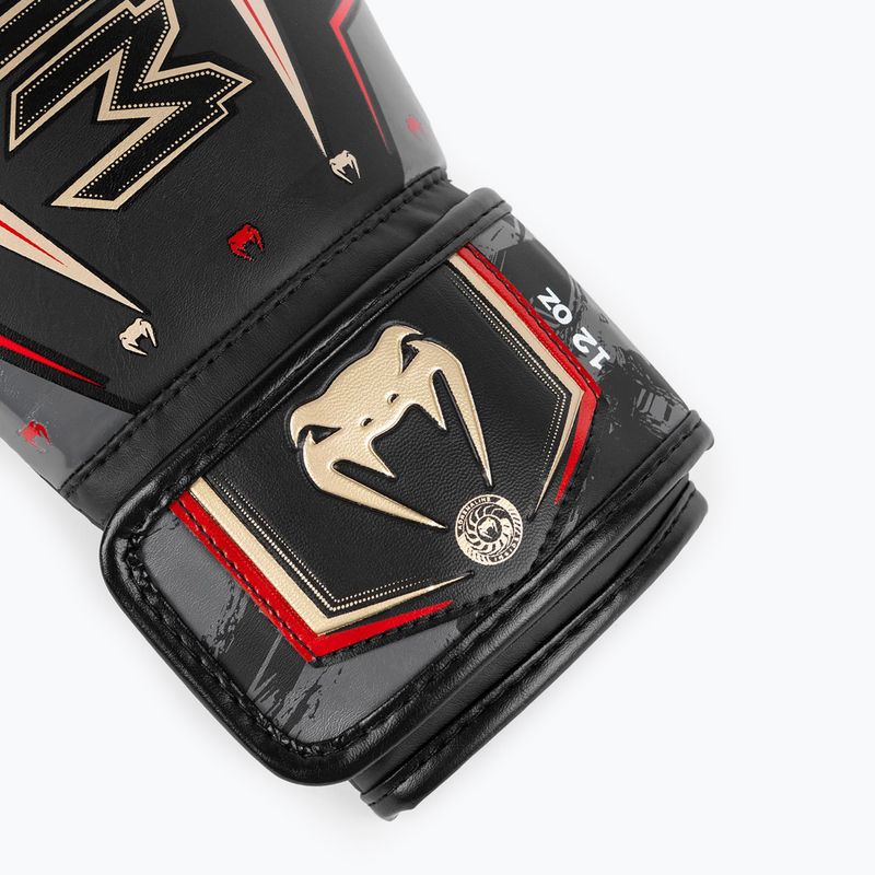 Mănuși de box Venum Elite Evo black/gold 7