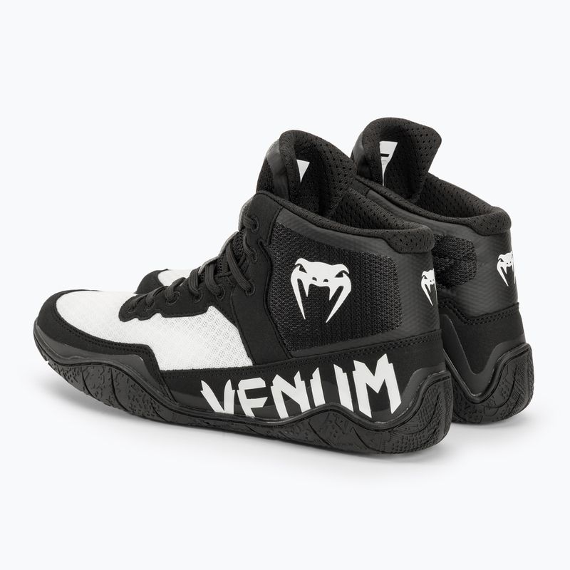 Încălțăminte de box Venum Elite Wrestling black/white 3