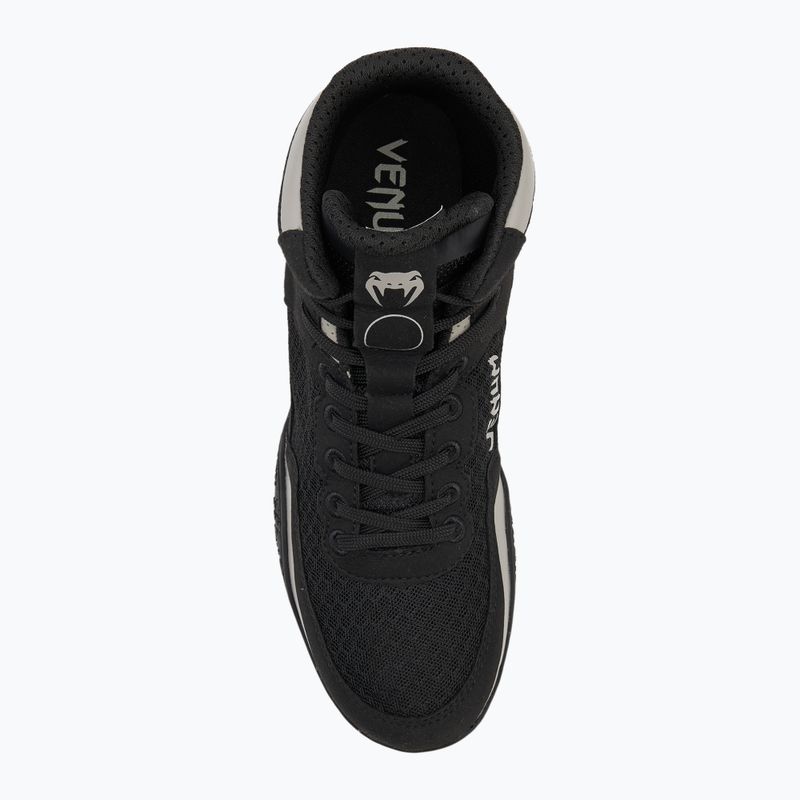Încălțăminte de box Venum Elite Wrestling black/sand 4