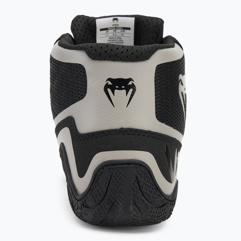 Încălțăminte de box Venum Elite Wrestling black/sand 6