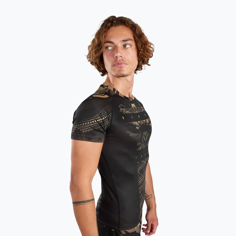 Bărbați Venum Gorilla Jungle Rashguard negru/nisip pentru bărbați 4