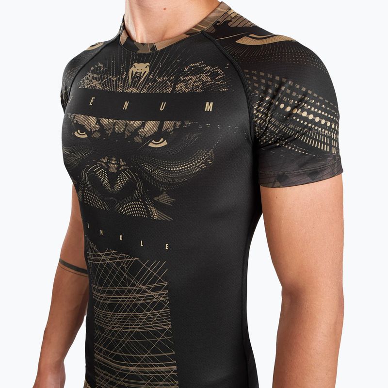 Bărbați Venum Gorilla Jungle Rashguard negru/nisip pentru bărbați 5