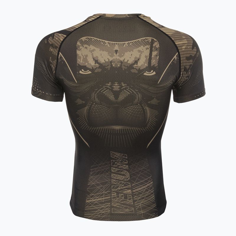 Bărbați Venum Gorilla Jungle Rashguard negru/nisip pentru bărbați 8