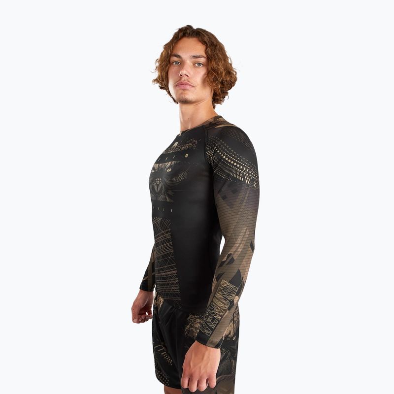 Jachetă pentru bărbați Venum Gorilla Jungle Rashguard nisip/negru pentru bărbați 5