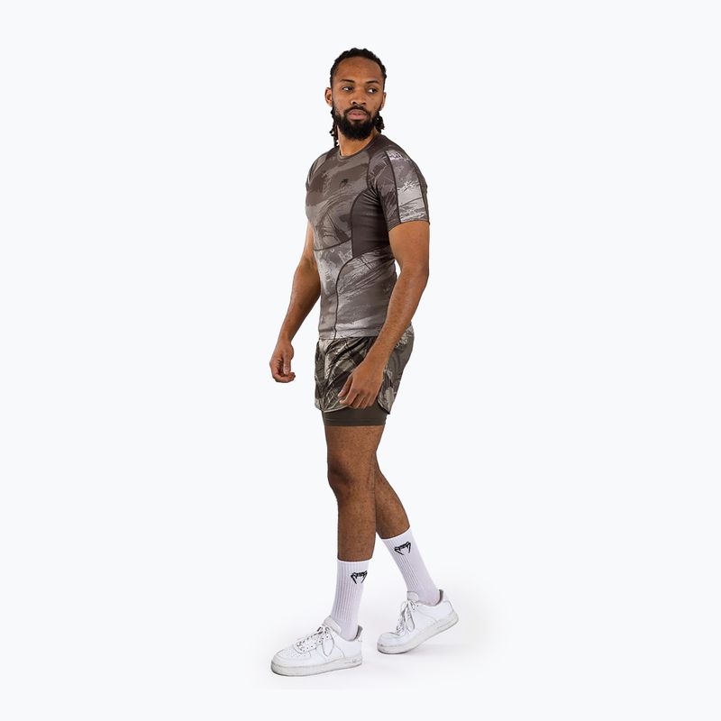 Tricou pentru bărbați Venum Electron 3.0 Rashguard sand 2