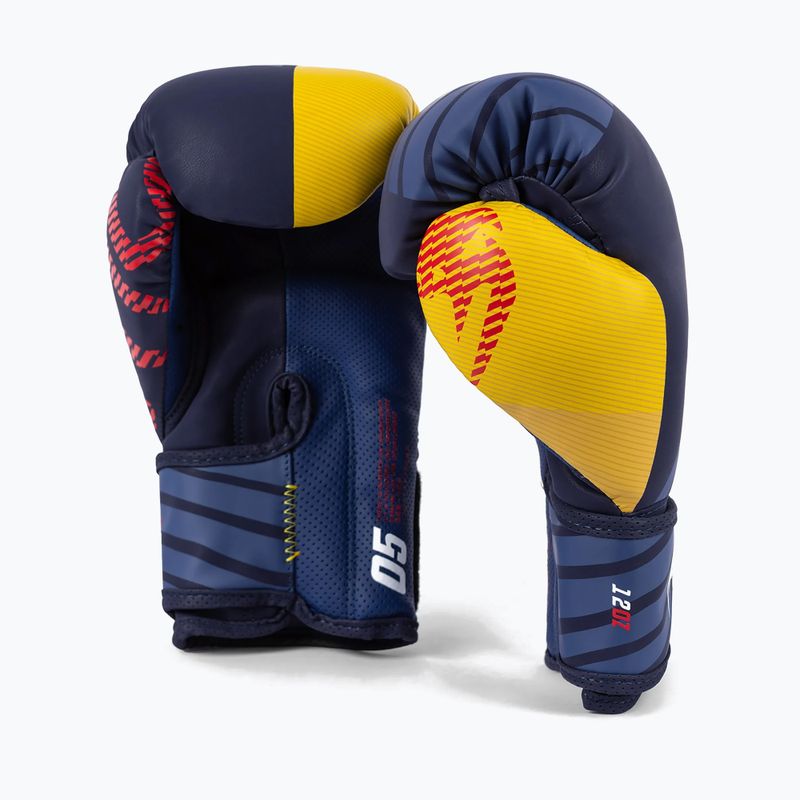 Mănuși de box pentru bărbați Venum Sport 05 Boxing blue/yellow 3