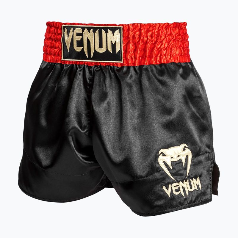 Pantaloni scurți de antrenament pentru bărbați Venum Classic Muay Thai red/black/gold 3
