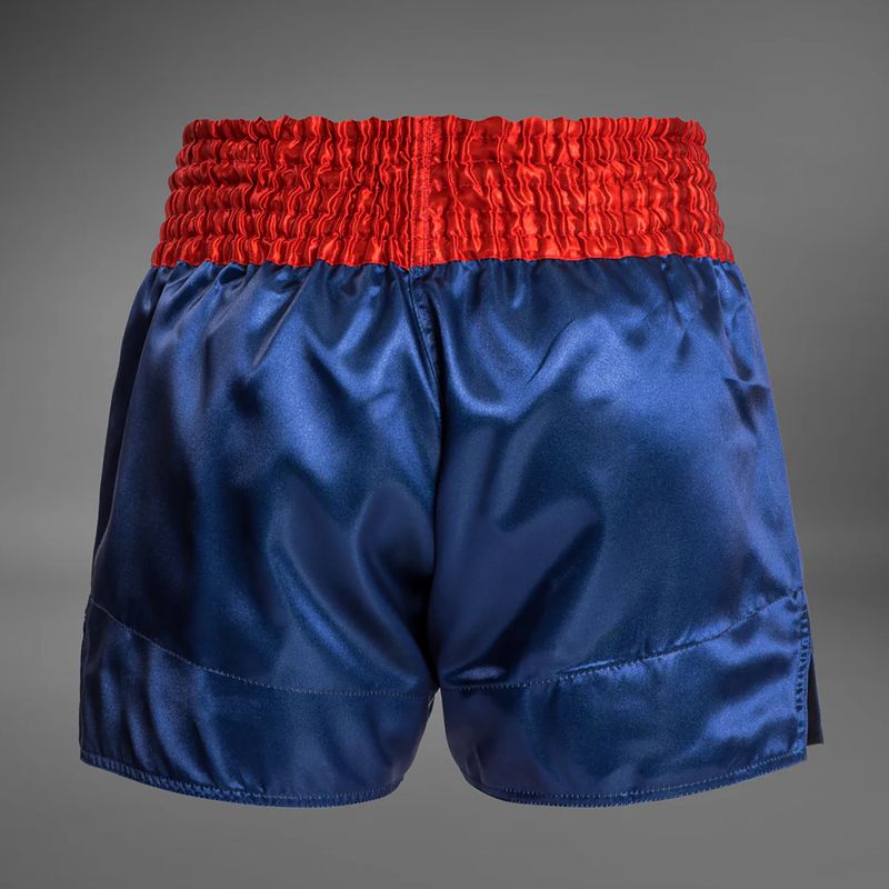 Pantaloni scurți de antrenament pentru bărbați Venum Classic Muay Thai albastru/roșu/alb 2