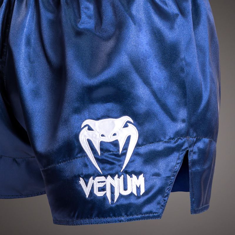 Pantaloni scurți de antrenament pentru bărbați Venum Classic Muay Thai albastru/roșu/alb 4