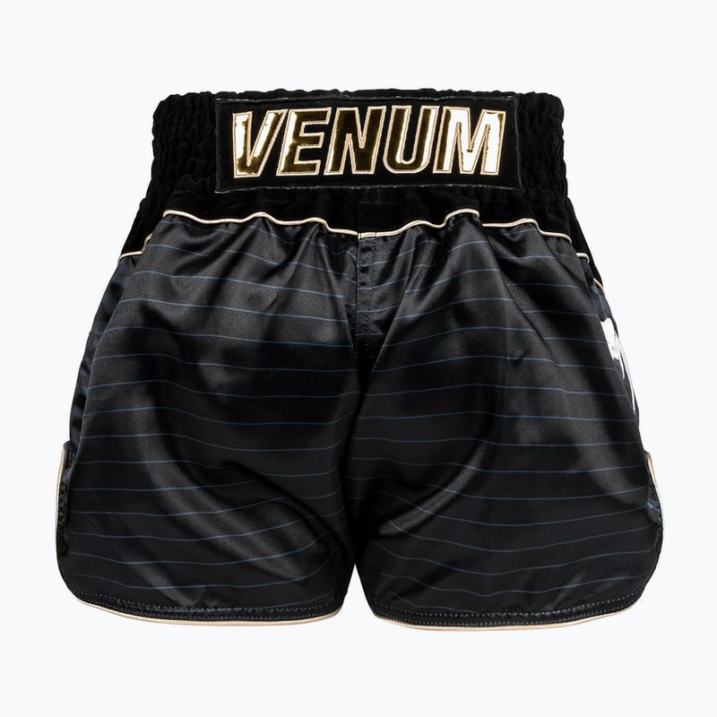 Pantaloni scurți de antrenament  Venum Attack Muay Thai black/grey 2