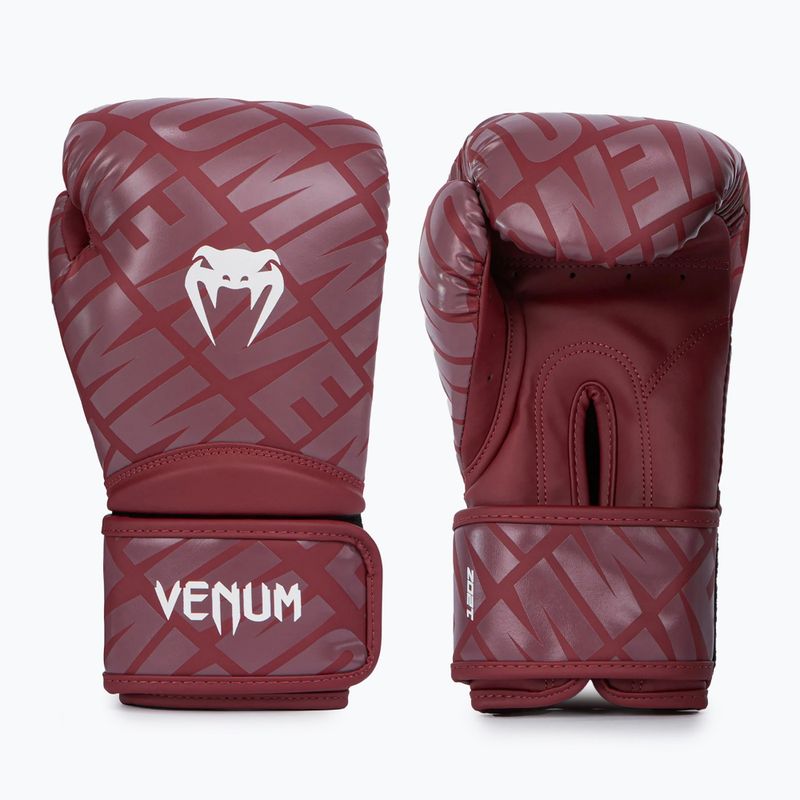 Mănuși de box Venum Contender 1.5 XT Boxing burgundy/white