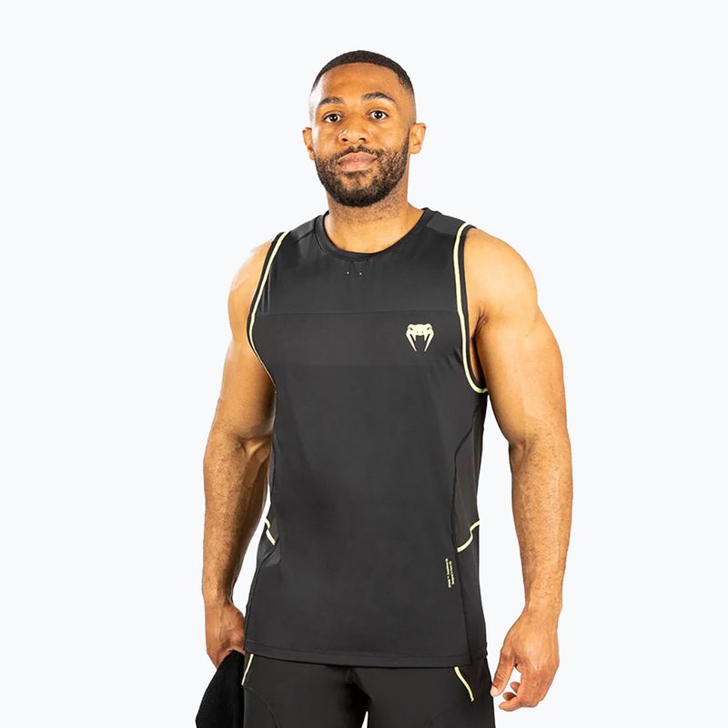 Tank top pentru bărbați Venum Fusion 2.0 Dry-Tech black/yellow