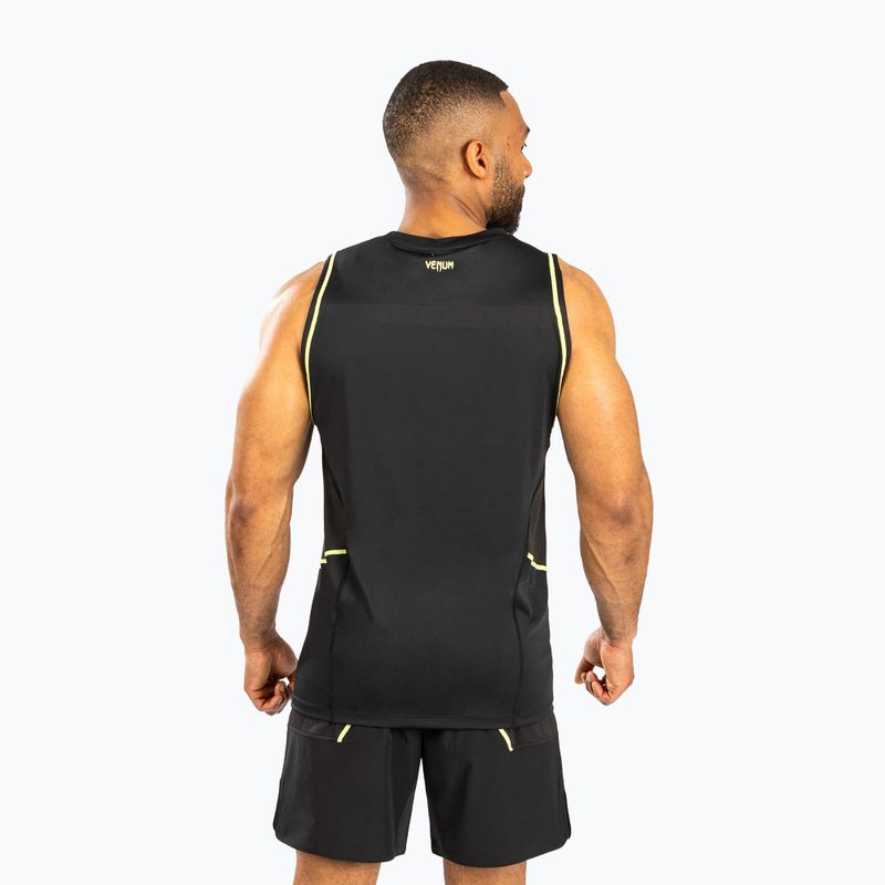 Tank top pentru bărbați Venum Fusion 2.0 Dry-Tech black/yellow 3