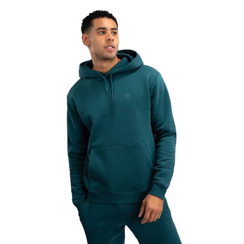 Bluză pentru bărbați Venum Silent Power Hoodie paon green 3