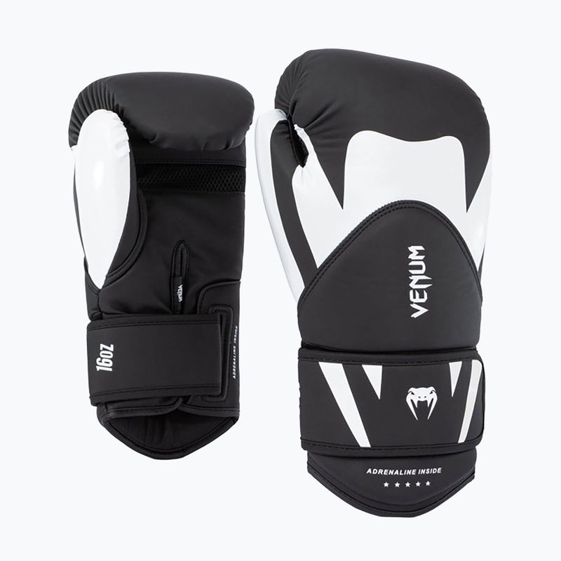 Mănuși de box pentru bărbați Venum Challenger 4.0 black/white 2