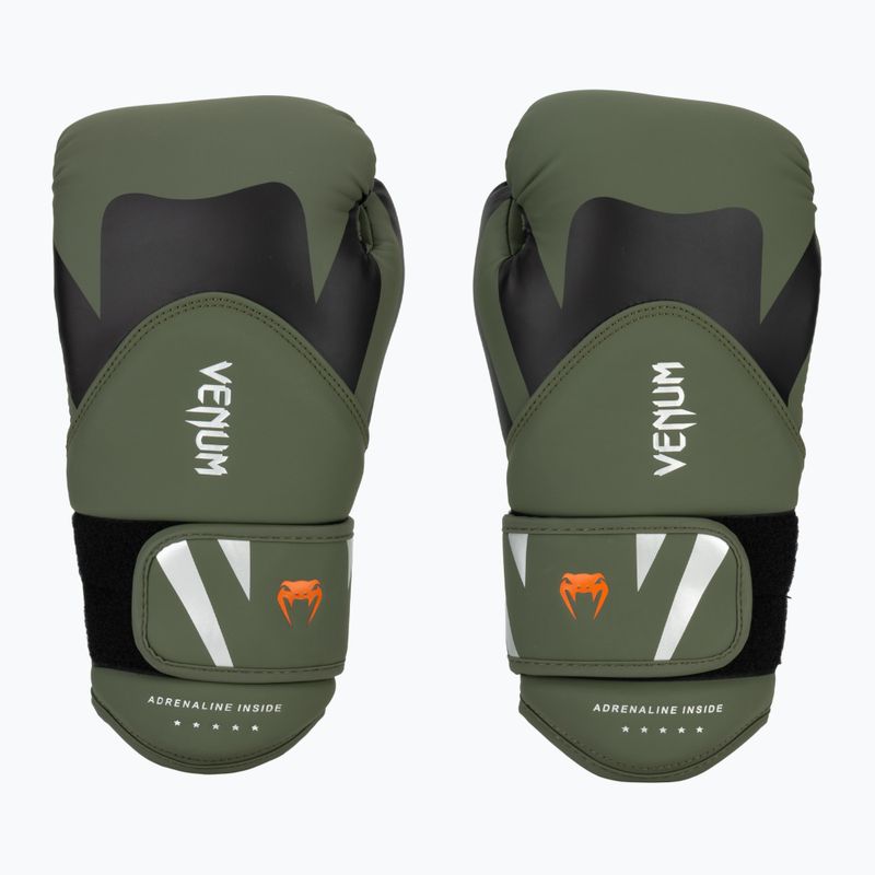Mănuși de box pentru bărbați Venum Challenger 4.0 black/khaki 2