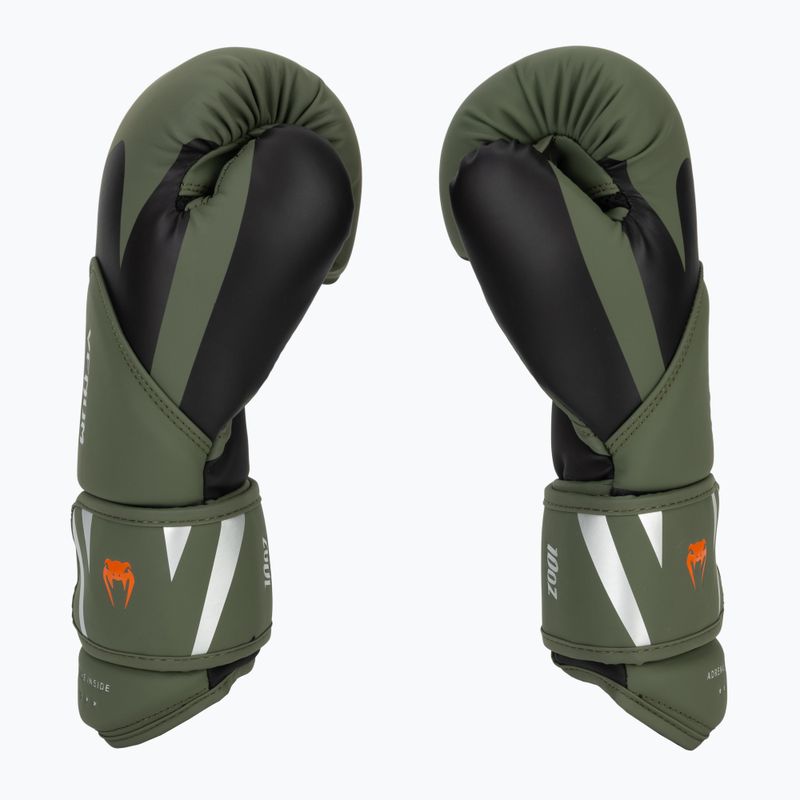 Mănuși de box pentru bărbați Venum Challenger 4.0 black/khaki 4