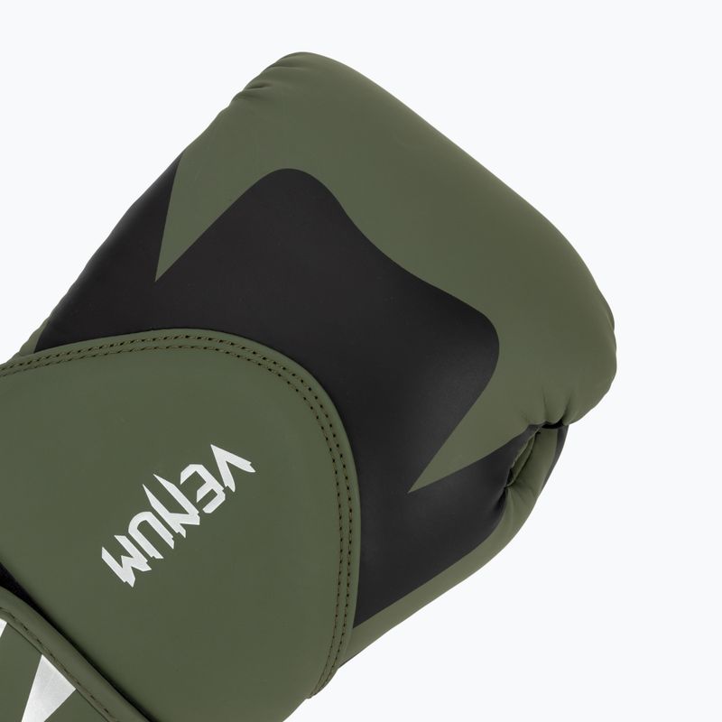 Mănuși de box pentru bărbați Venum Challenger 4.0 black/khaki 5