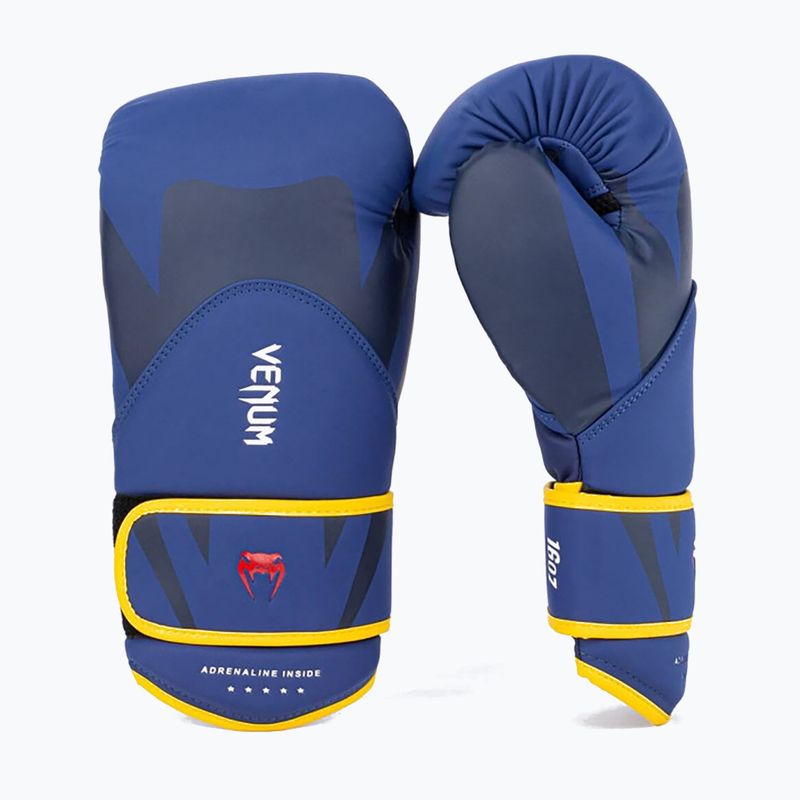 Mănuși de box pentru bărbați Venum Challenger 4.0 blue/yellow 3