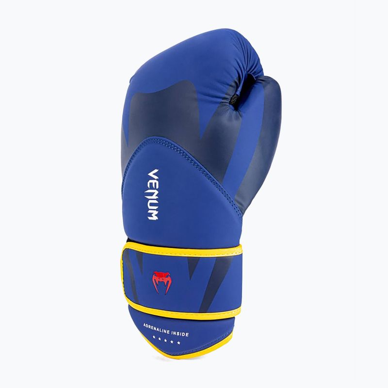 Mănuși de box pentru bărbați Venum Challenger 4.0 blue/yellow 4