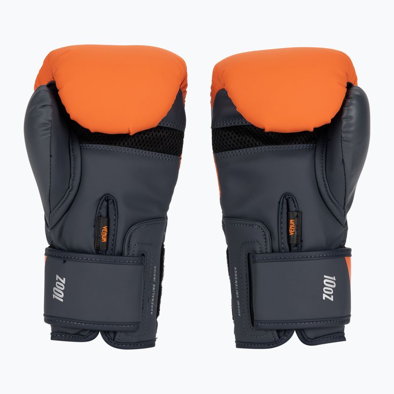 Mănuși de box pentru bărbați Venum Challenger 4.0 navy blue/orange 2