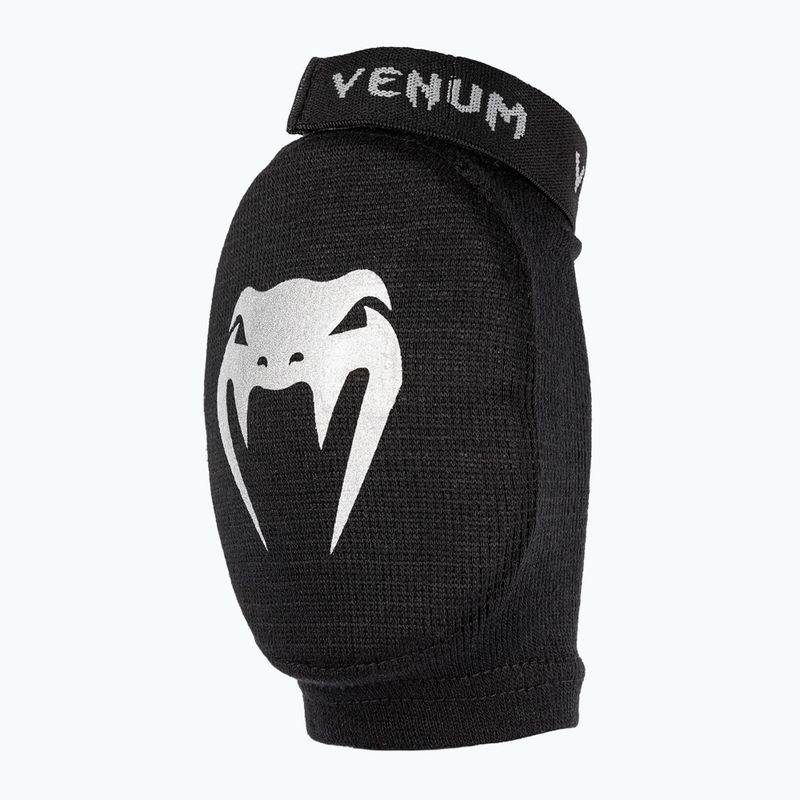 Apărători de coate Venum Kontact Elbow Guards black/silver 3