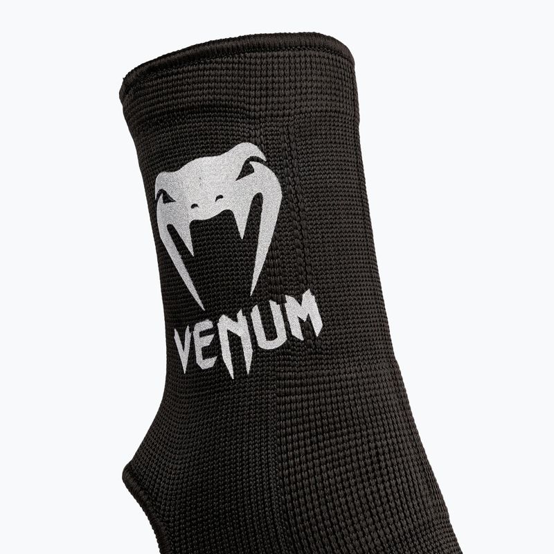 Apărători de glezne Venum Kontact Ankle Support Guards black/silver 4