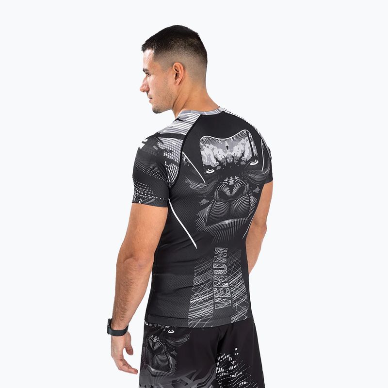 Rashguard pentru bărbați Venum Gorilla Jungle Rashguard black/white 3