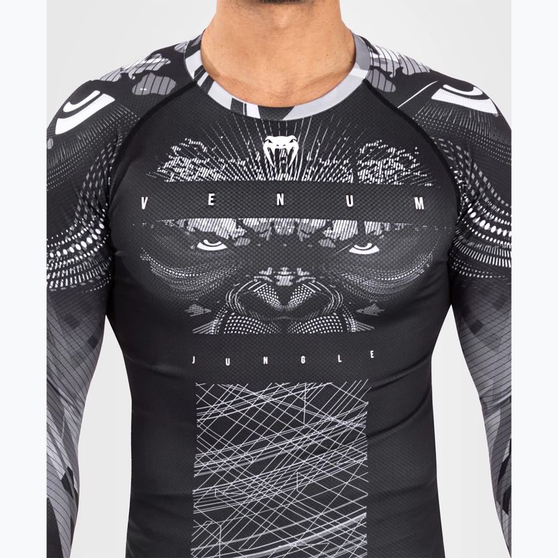 Rashguard pentru bărbați Venum Gorilla Jungle Rashguard black/white 4