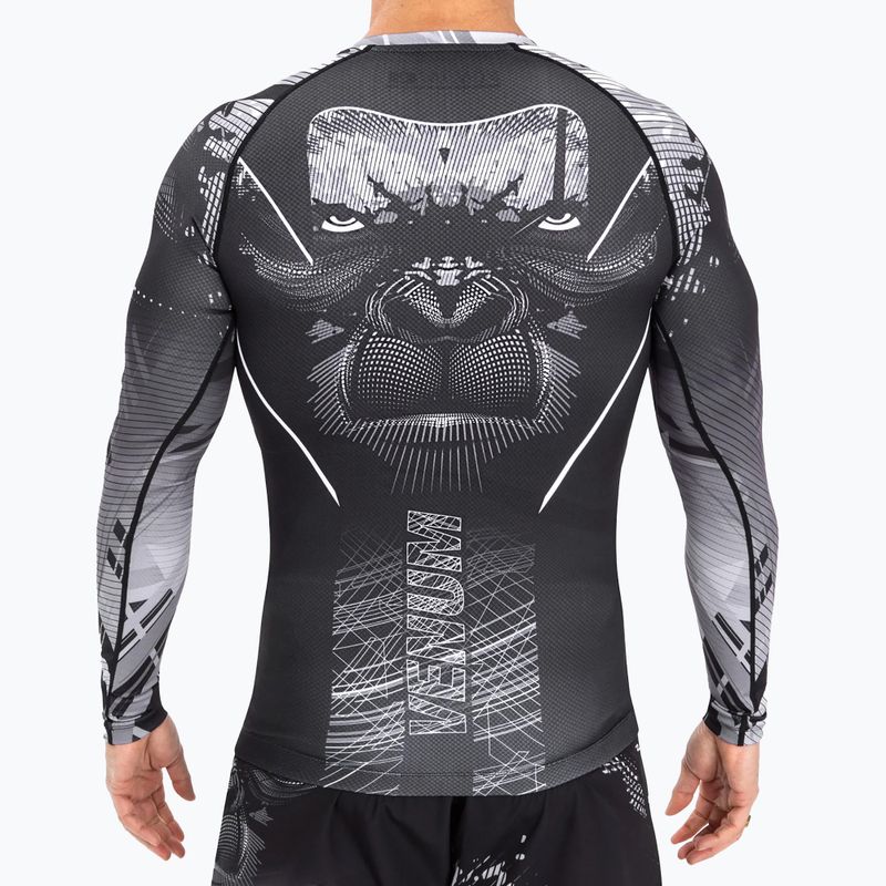 Rashguard pentru bărbați Venum Gorilla Jungle Rashguard black/white 5