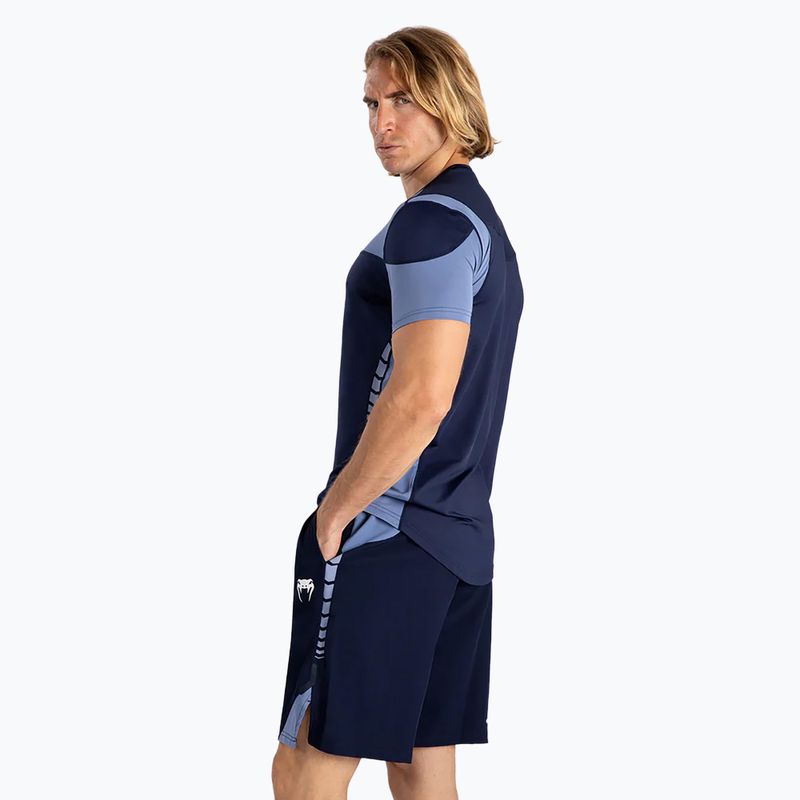 Tricou de antrenament pentru bărbați Venum Tempest Dry-Tech navy blue 4