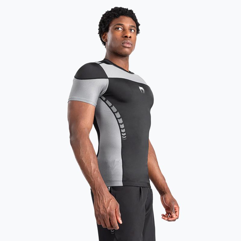 Rashguard pentru bărbați Venum Tempest Rashguard black/ grey 2