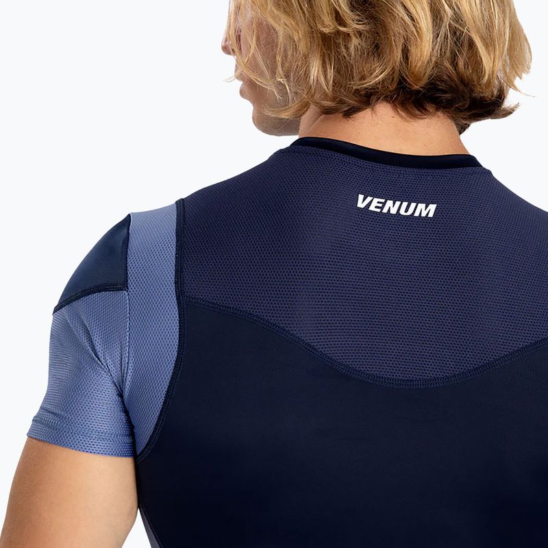 Rashguard pentru bărbați Venum Tempest Rashguard navy blue 5